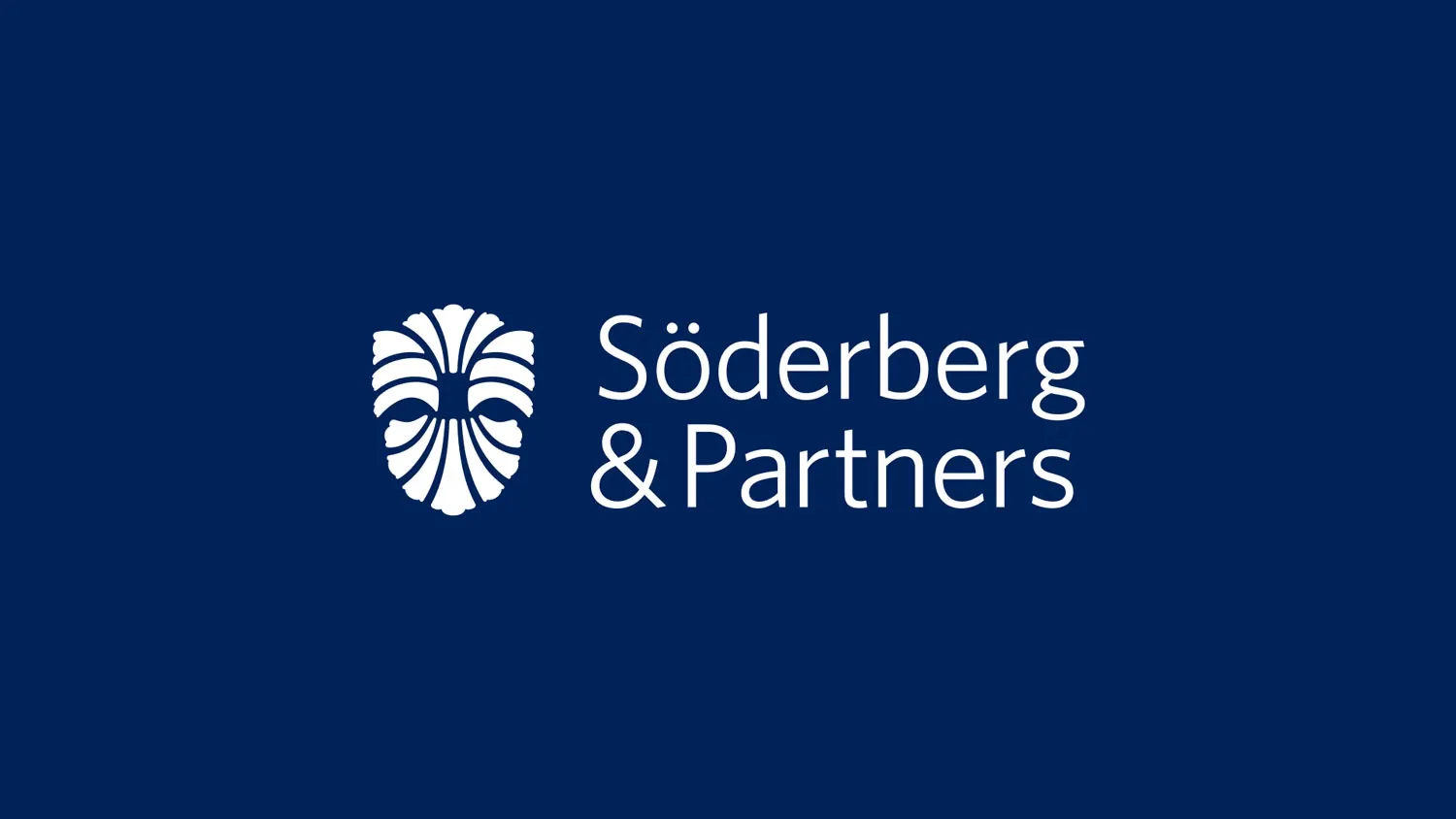 The Söderberg & Partners logo in white on dark blue.